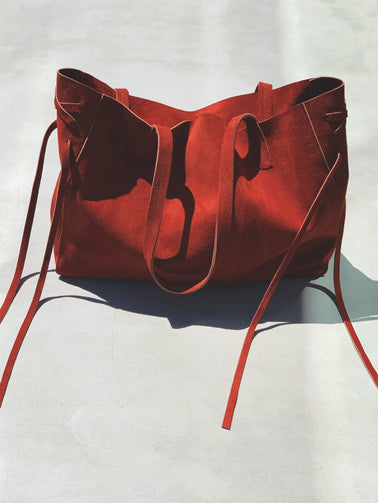 Stevie Suede Tote - VISCERA